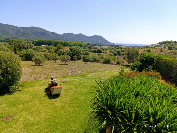 Grandes superficies con nuestro tractor STIHL